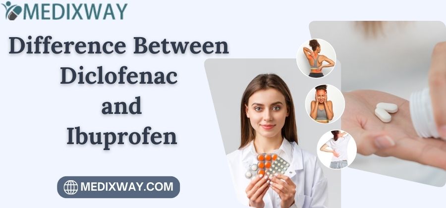 Difference Between Diclofenac and Ibuprofen