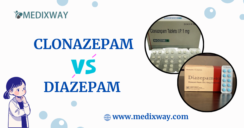 Clonazepam vs Diazepam